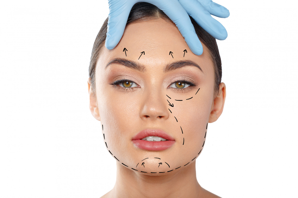 woman-with-dotted-lines-face-cosmetology